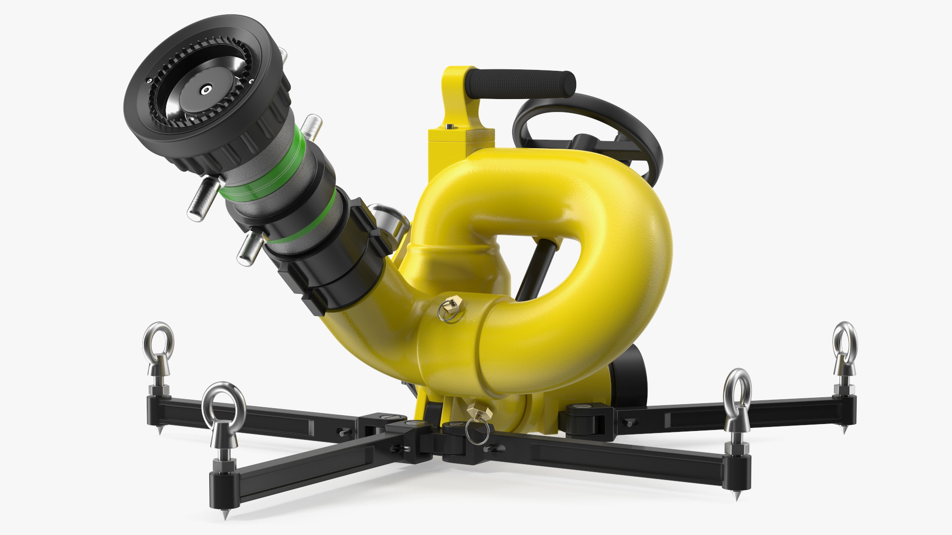 Portable Firefighting Monitor 3D model