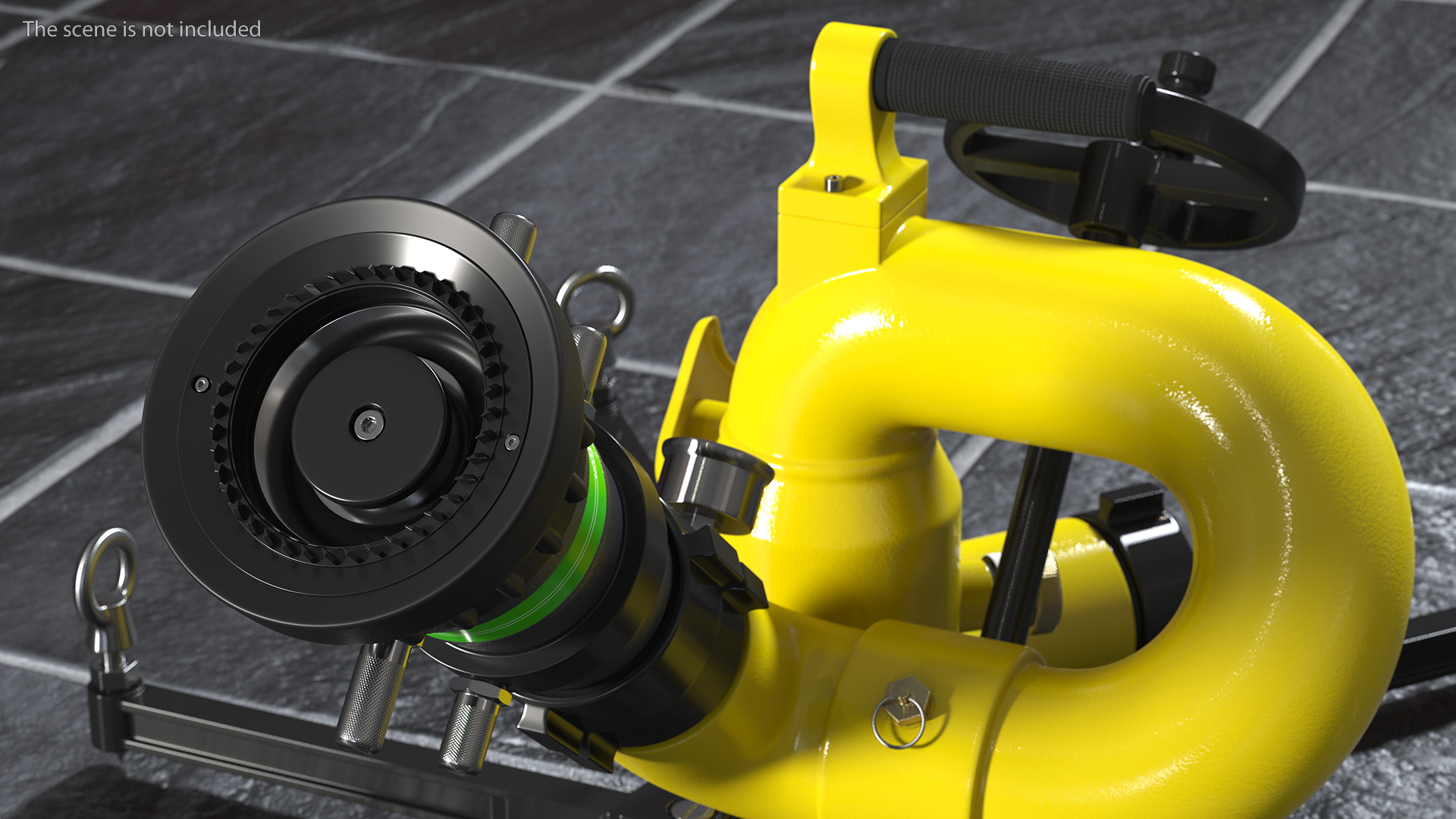 Portable Firefighting Monitor 3D model