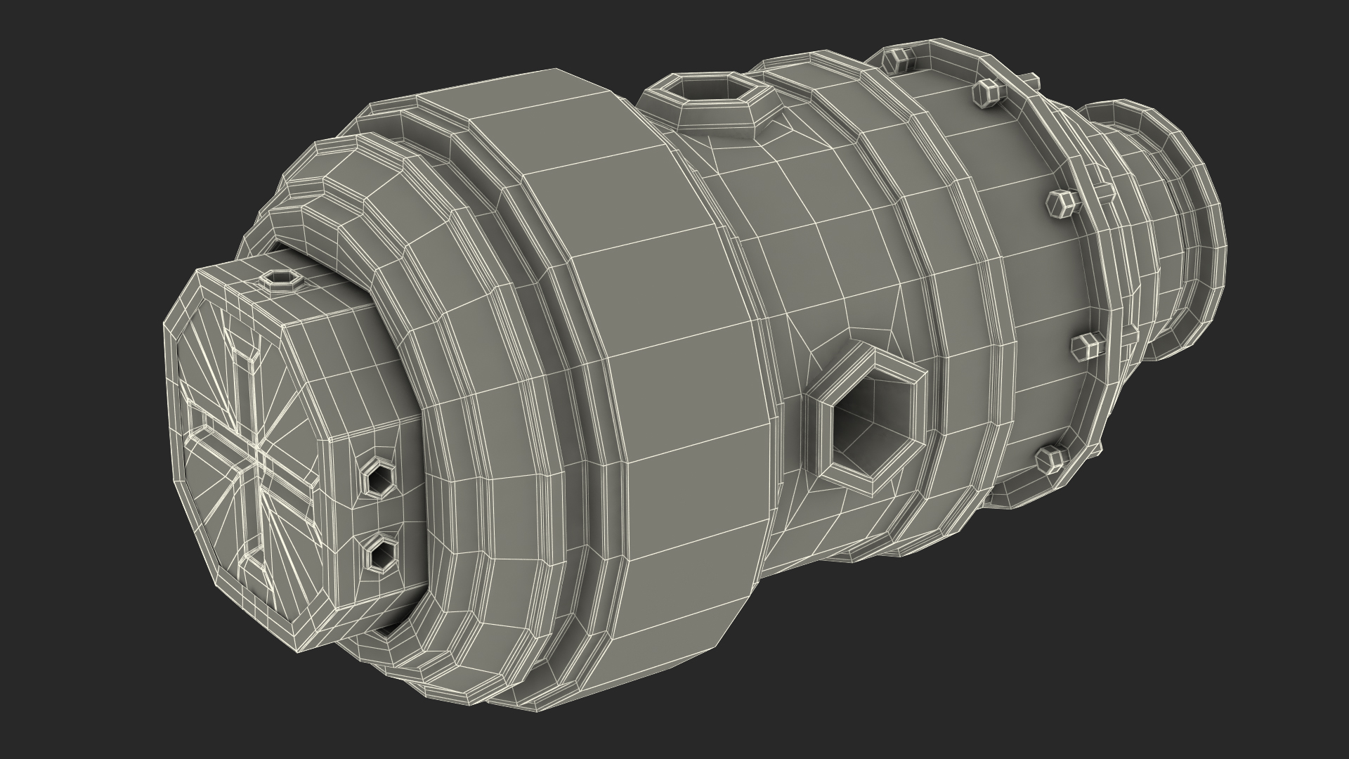 3D SAM Rocket Components