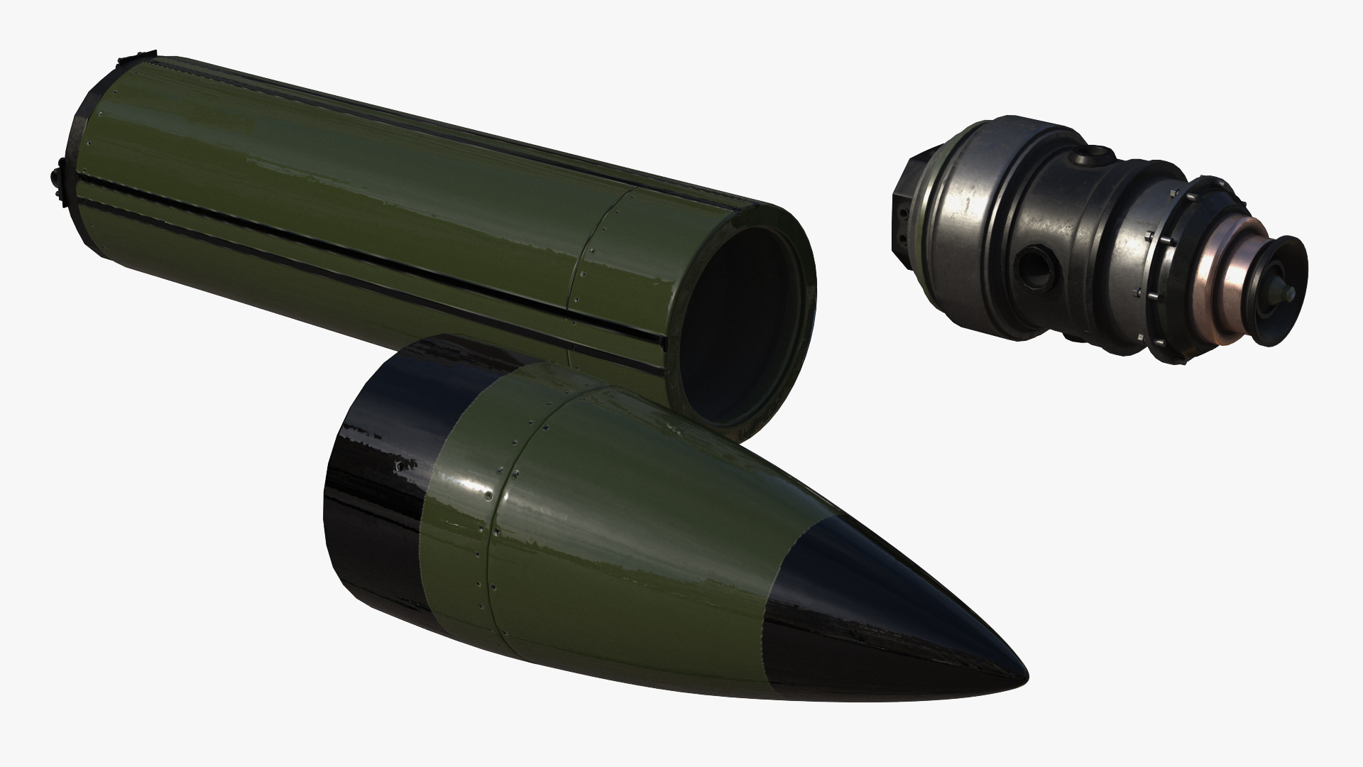 3D SAM Rocket Components