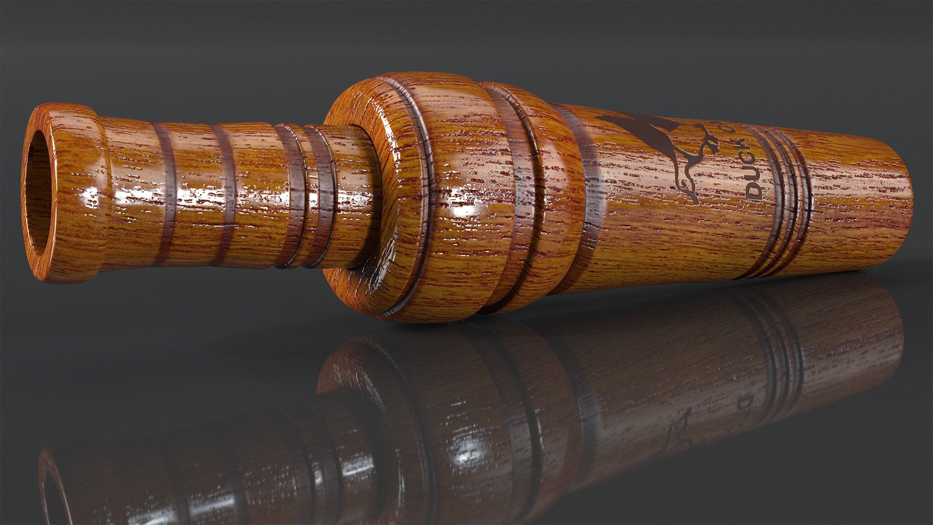 3D Wooden Duck Call