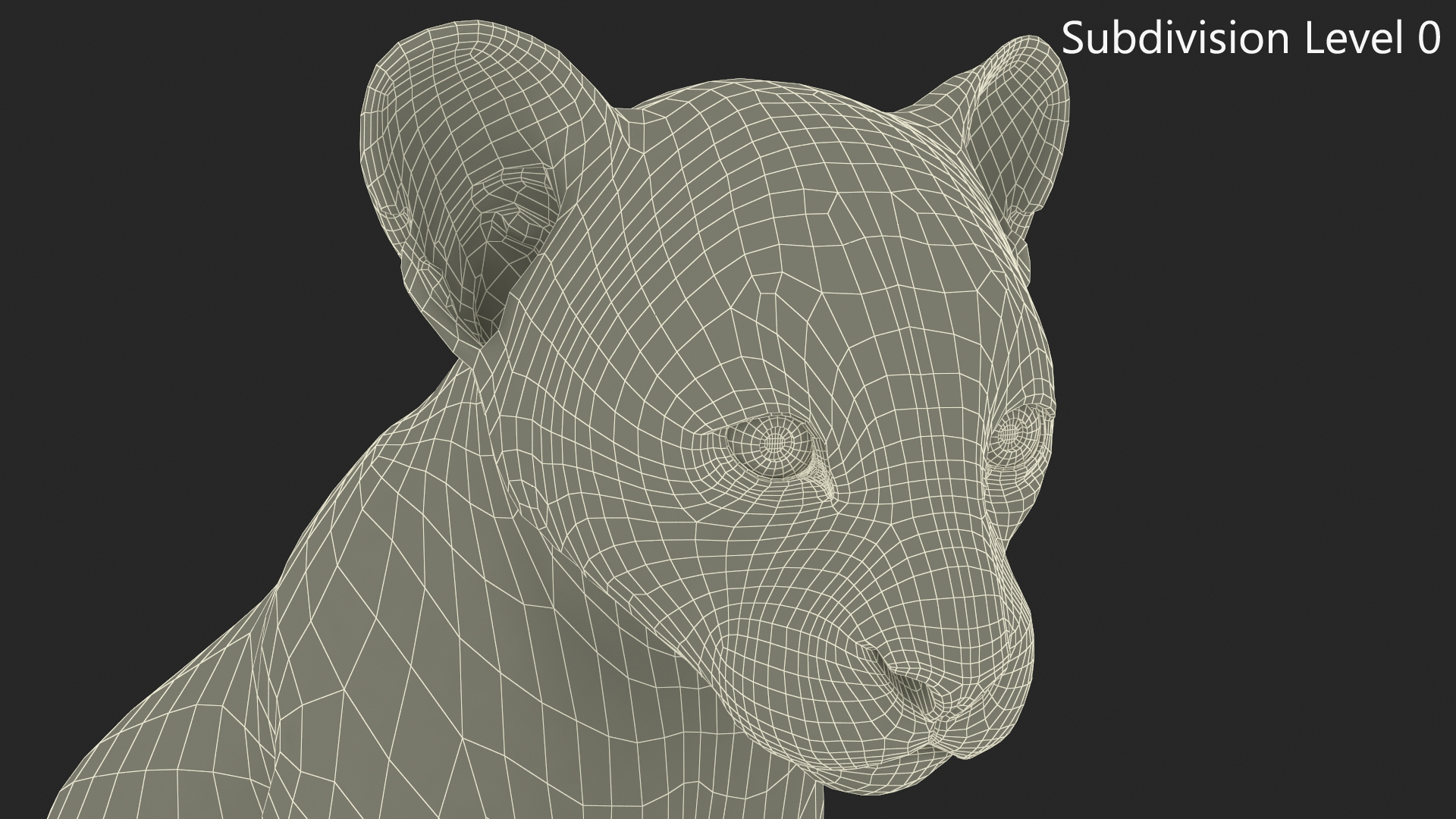 3D Silver Statue of Panther on Stand model