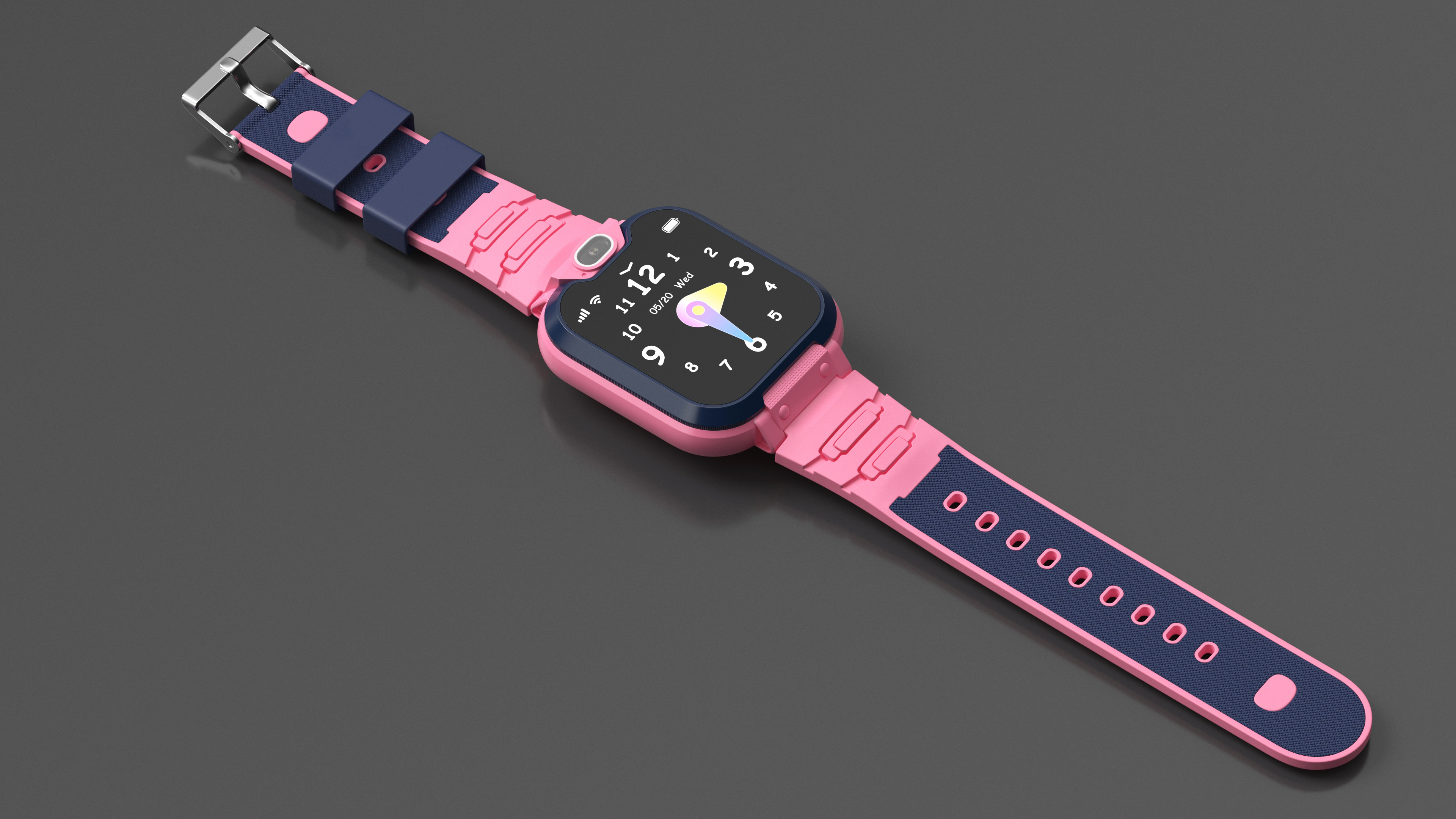 3D Kids Smartwatch Phone Pink
