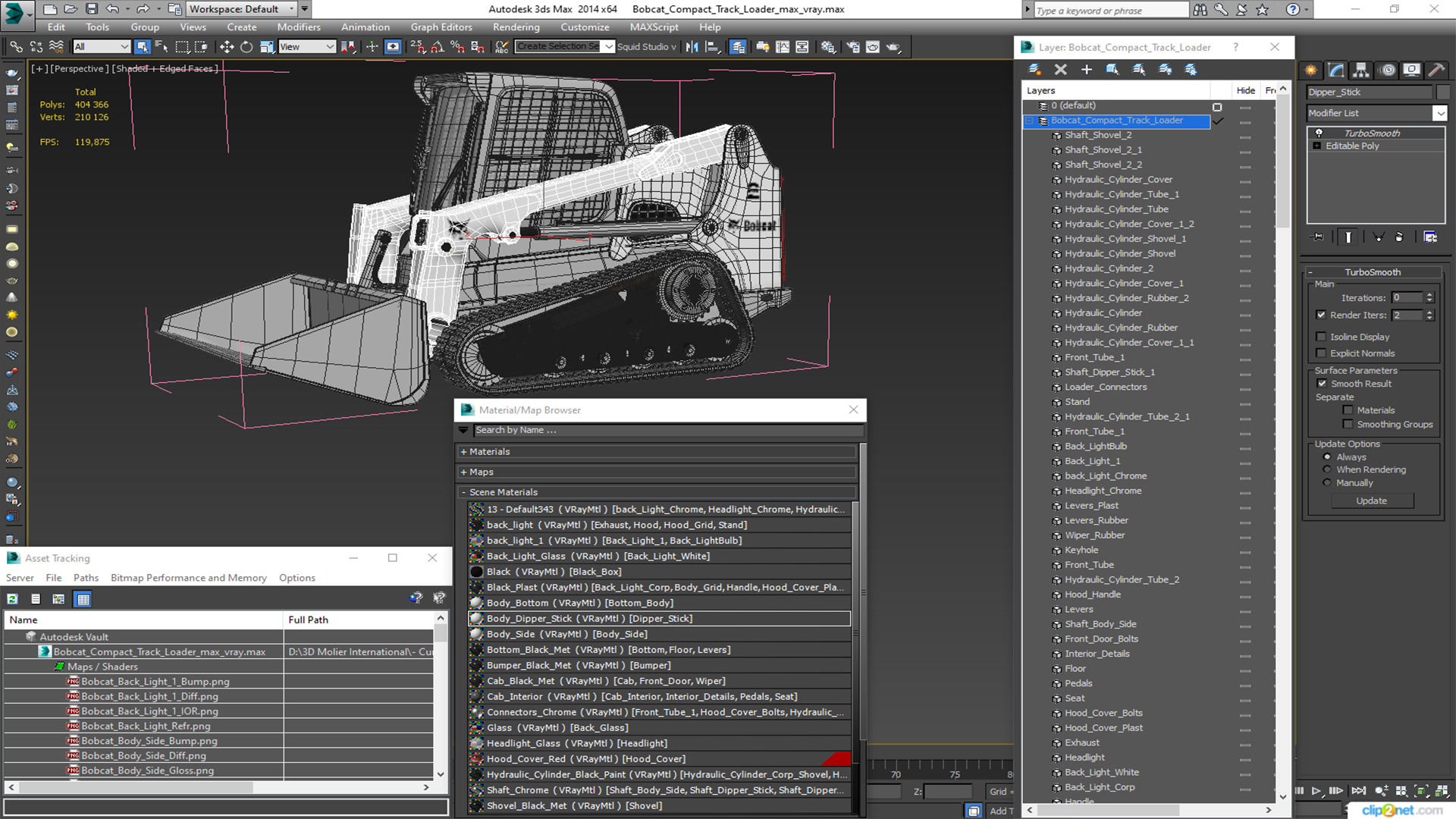Bobcat Compact Track Loader 3D