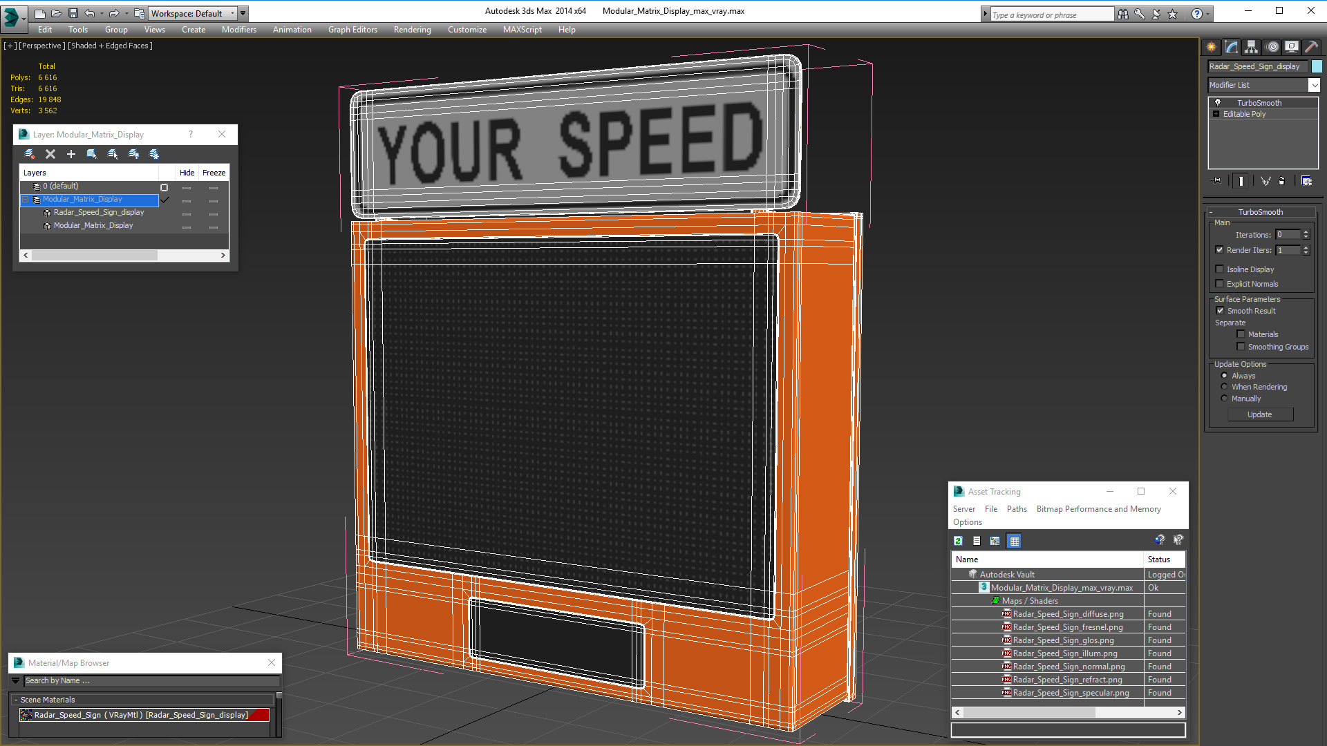 Modular Matrix Display 3D