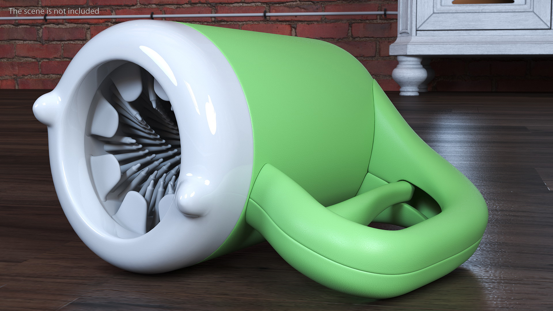 3D Animal Paw Wash Green