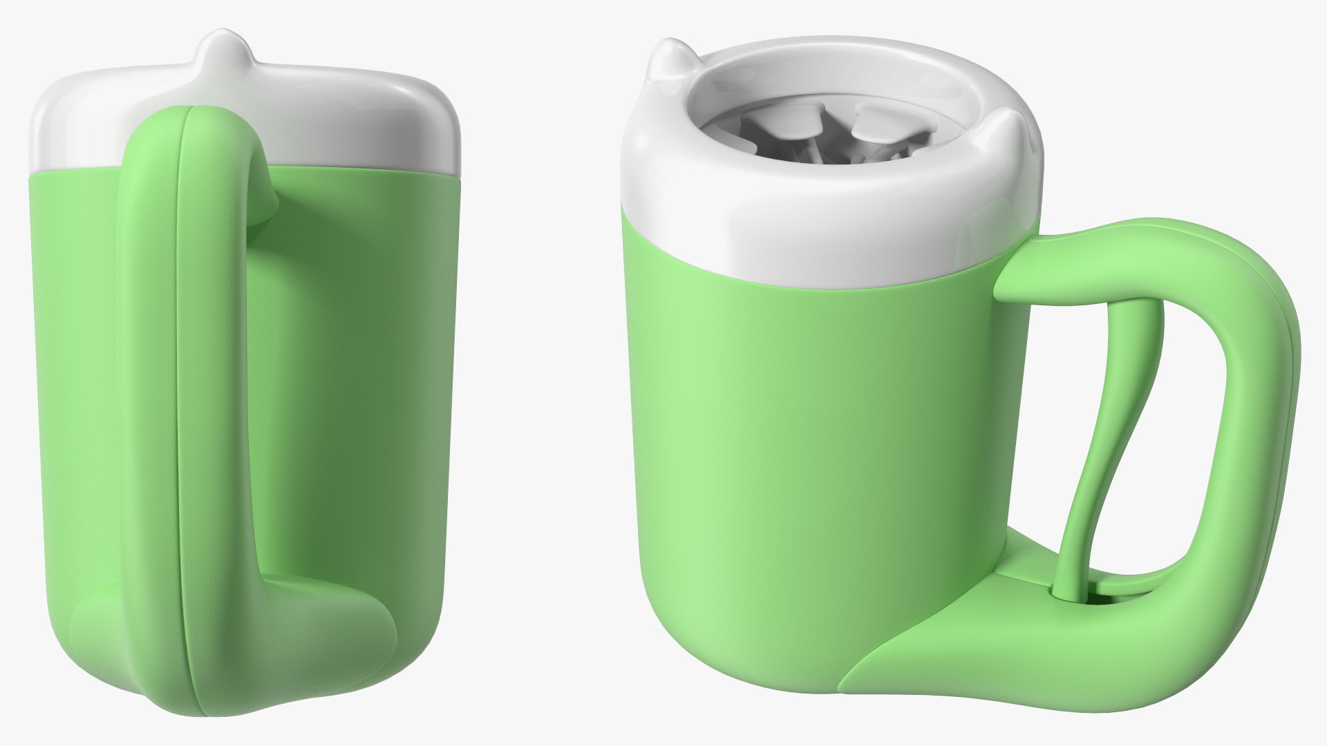 3D Animal Paw Wash Green
