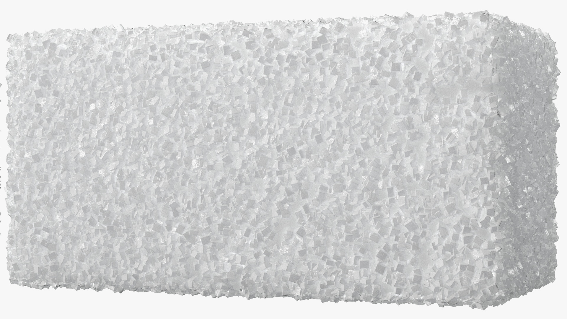 3D Cubic White Sugar Set