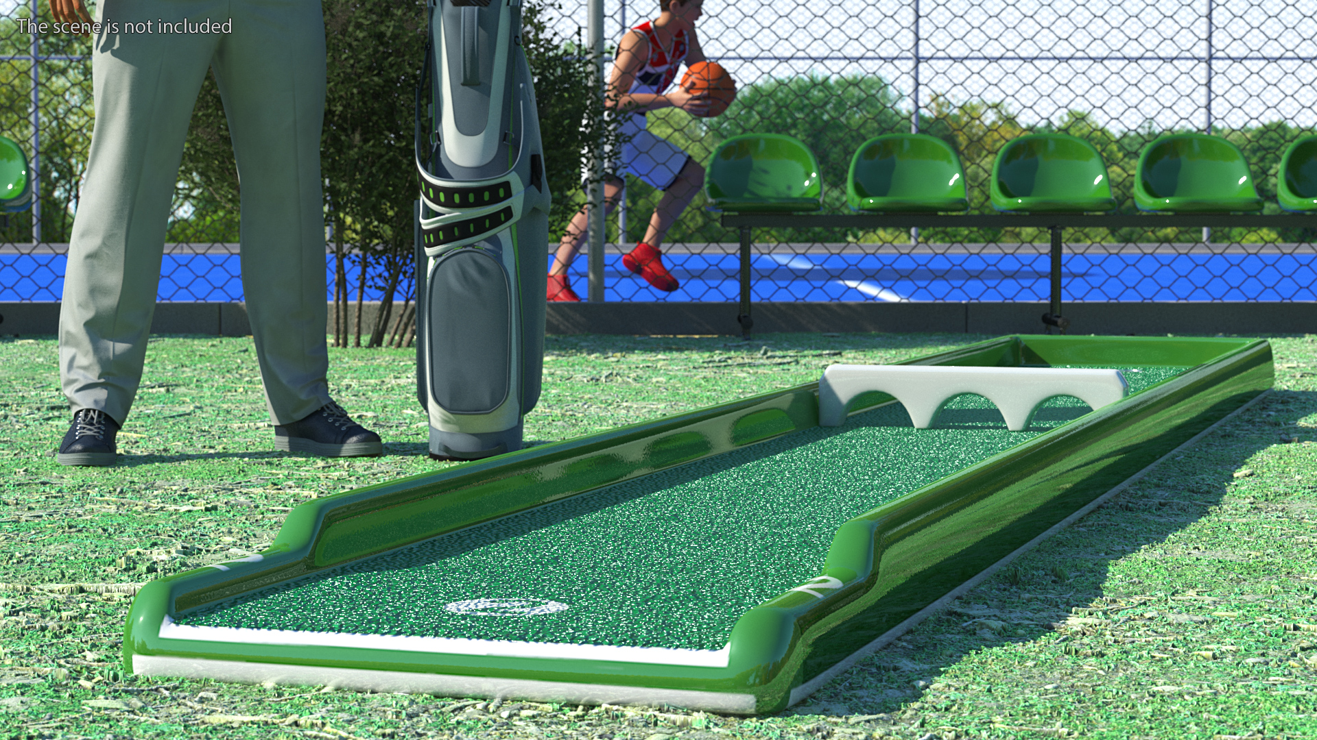 3D model Mini Golf Portable Outdoor Course Hole 2