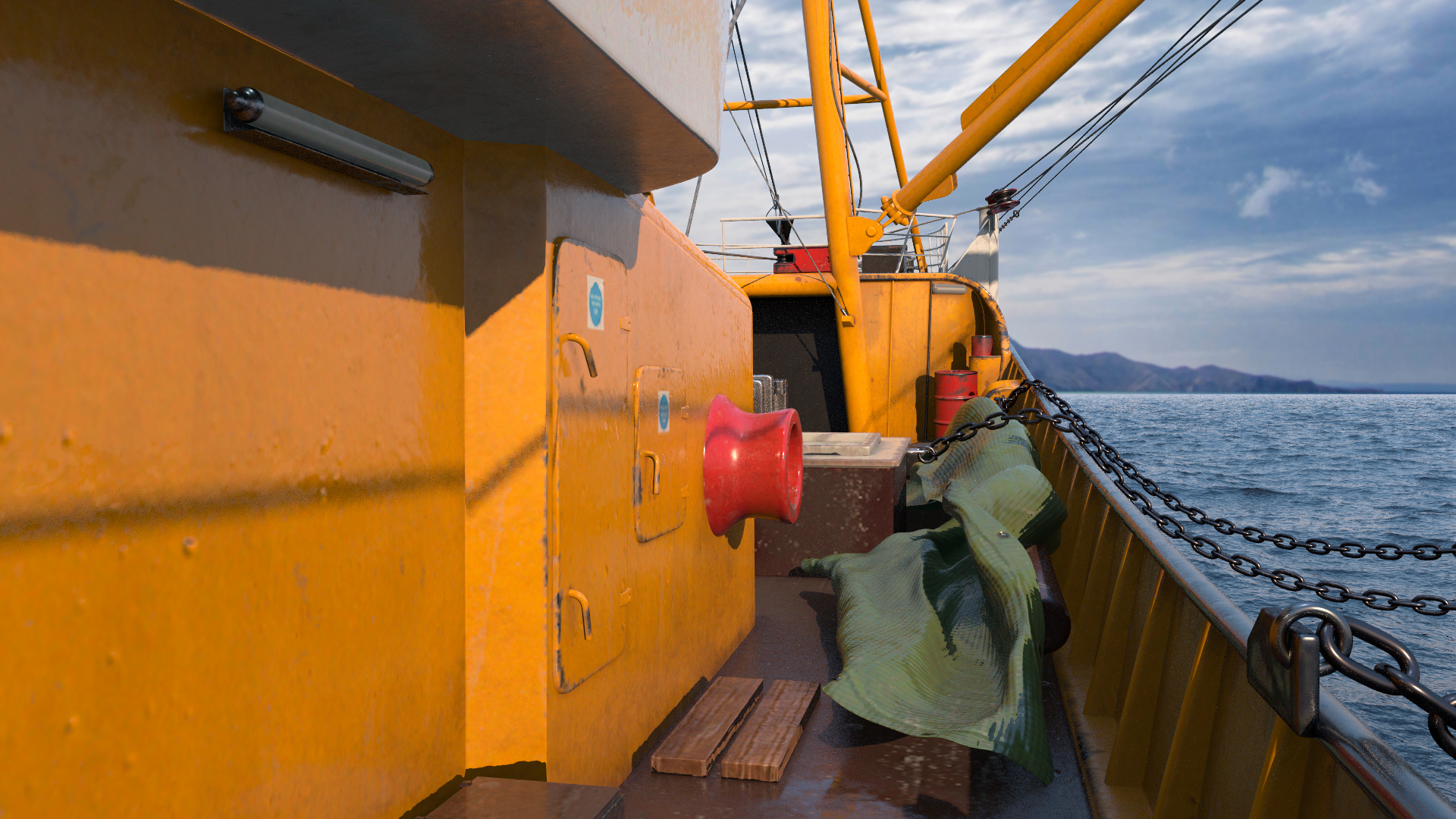 Fishing Vessel 3D model