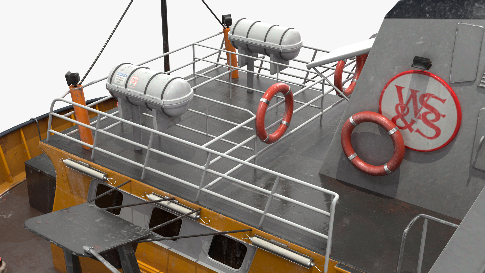 Fishing Vessel 3D model