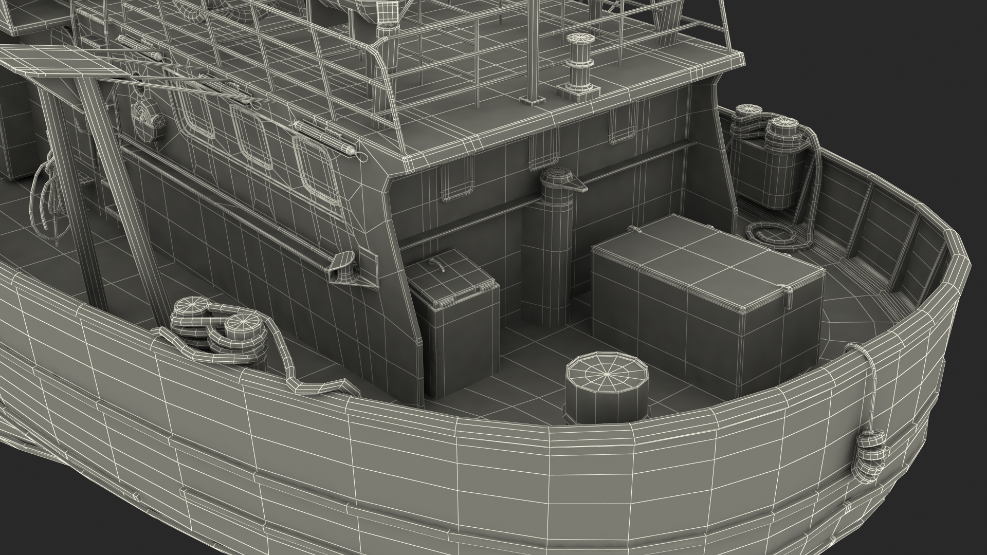 Fishing Vessel 3D model