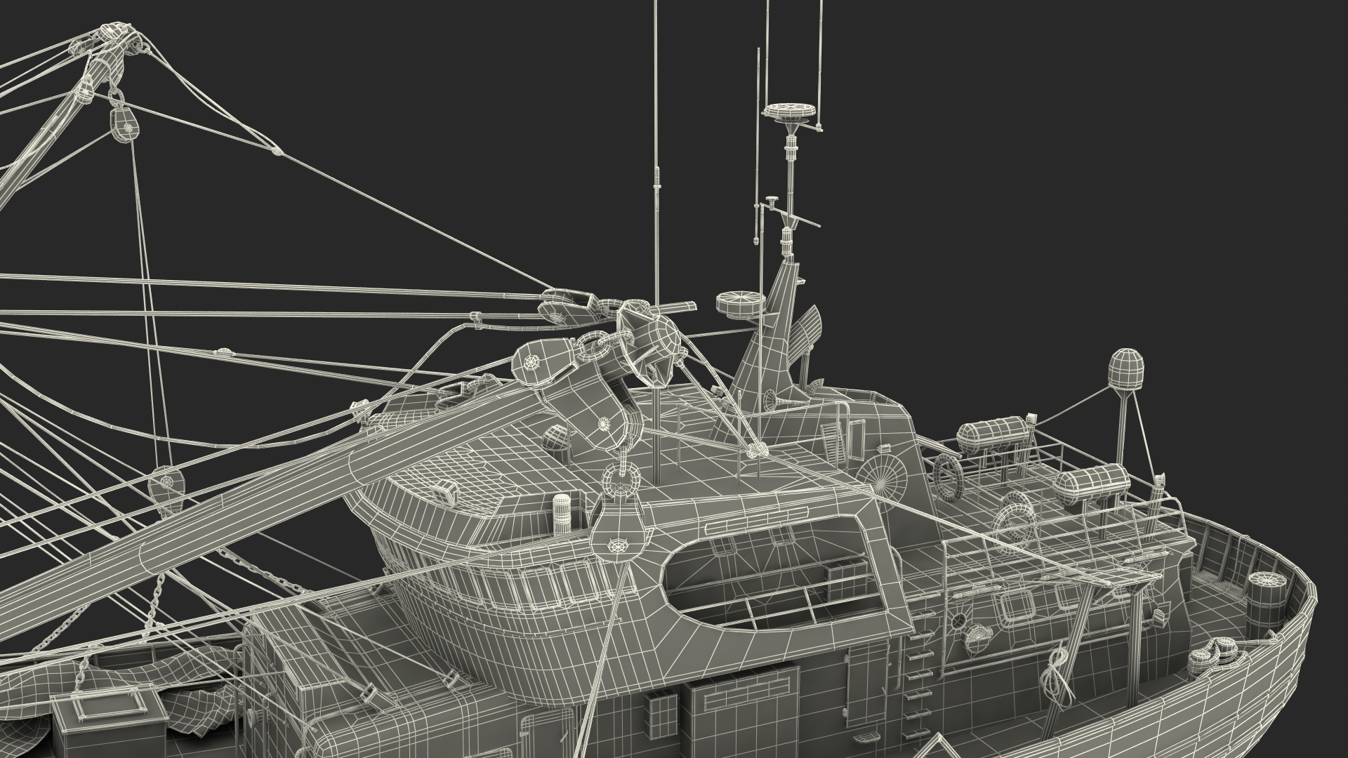 Fishing Vessel 3D model