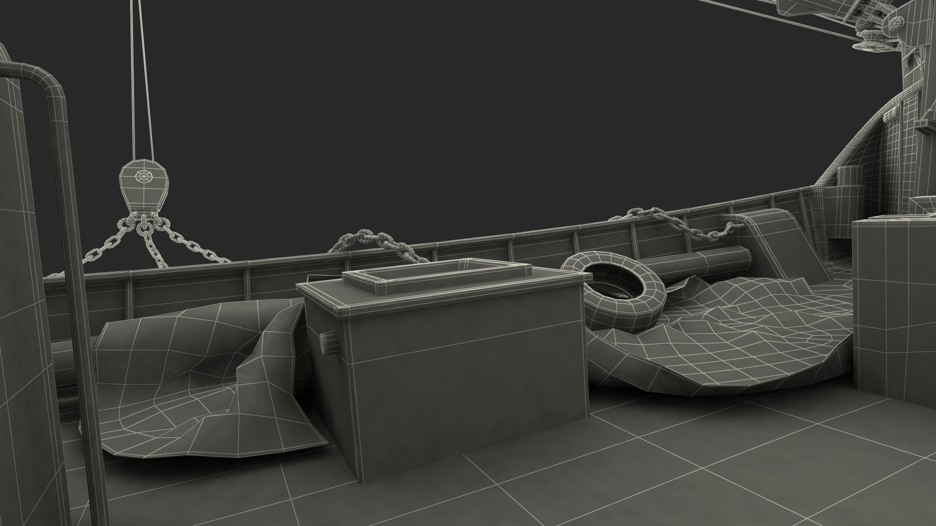 Fishing Vessel 3D model