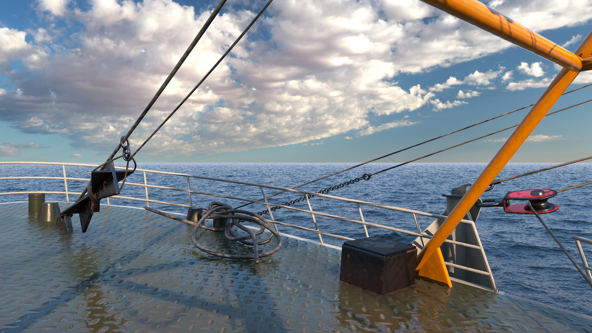 Fishing Vessel 3D model