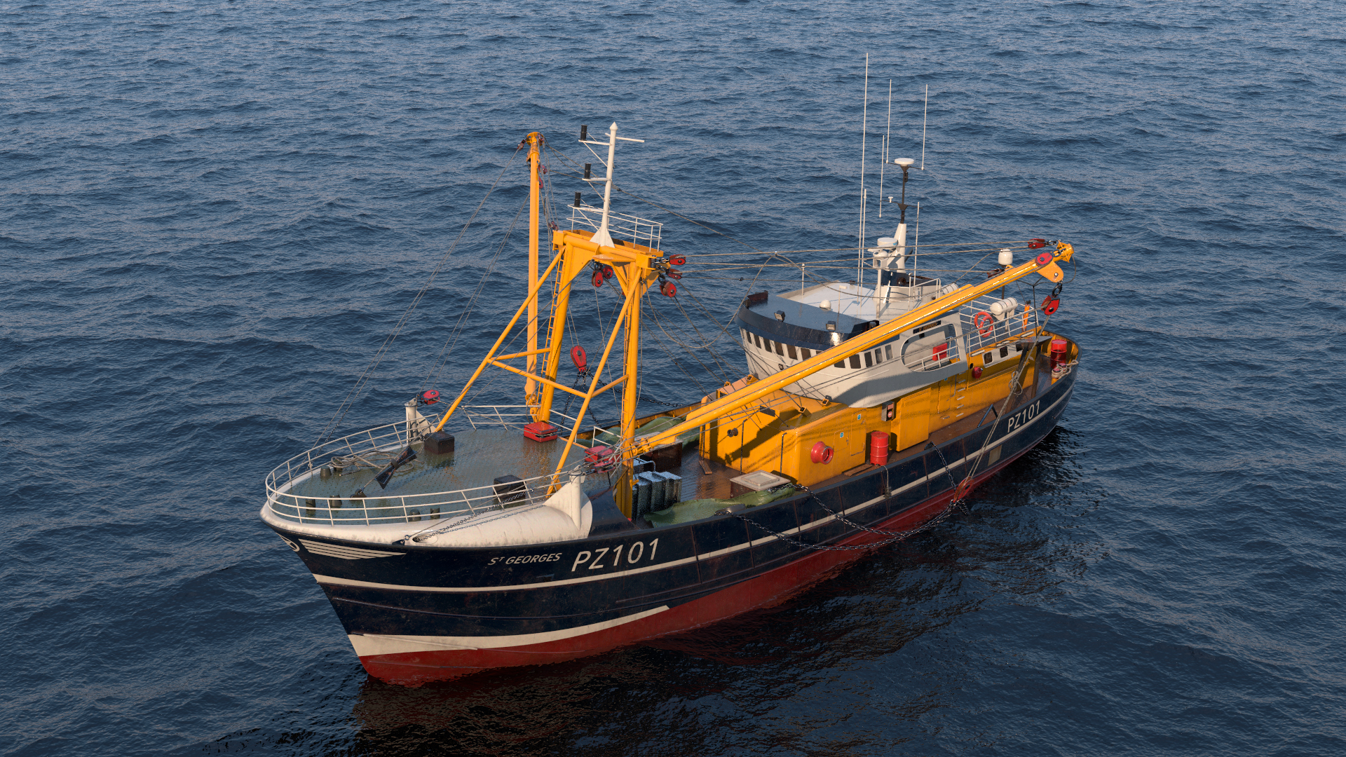 Fishing Vessel 3D model
