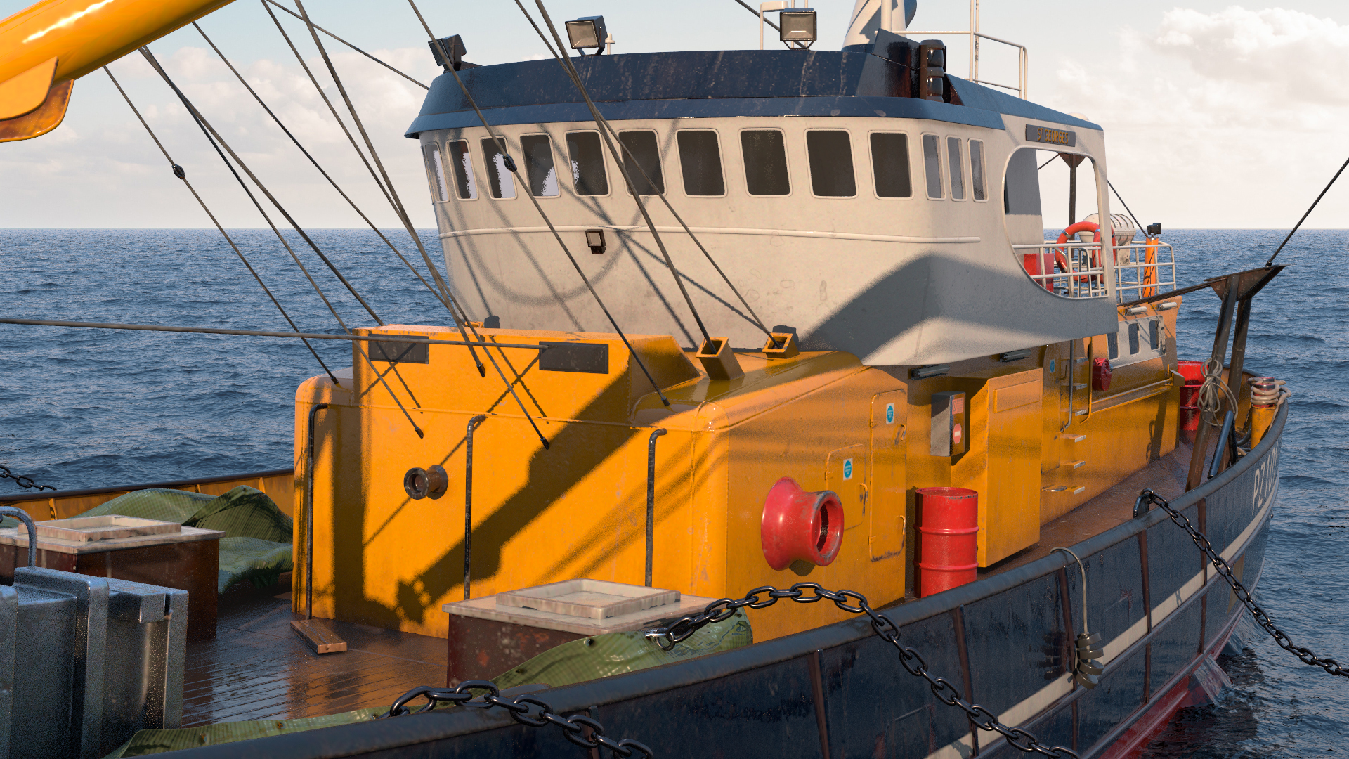 Fishing Vessel 3D model