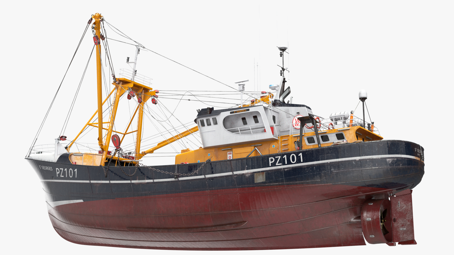 Fishing Vessel 3D model