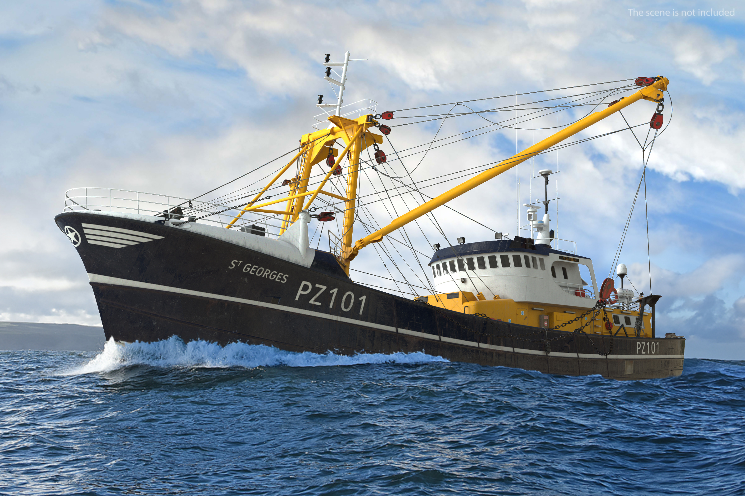 Fishing Vessel 3D model