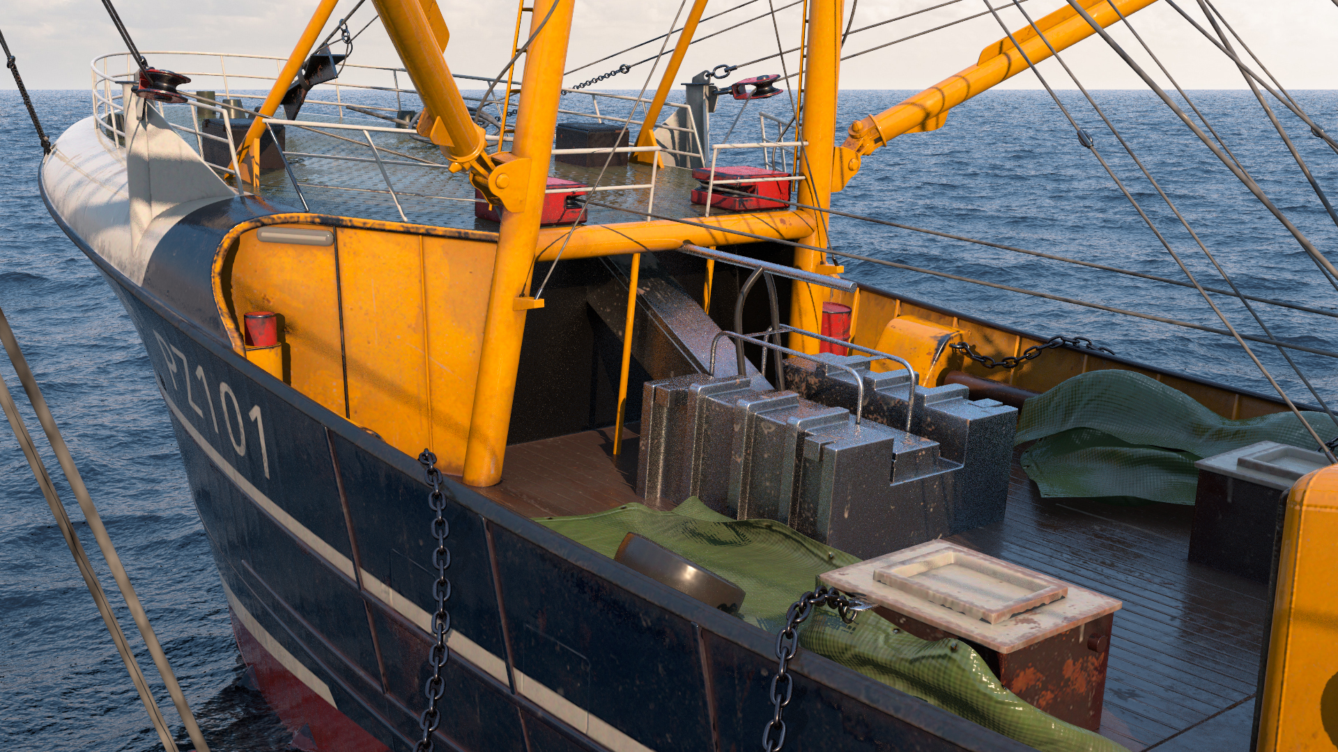 Fishing Vessel 3D model