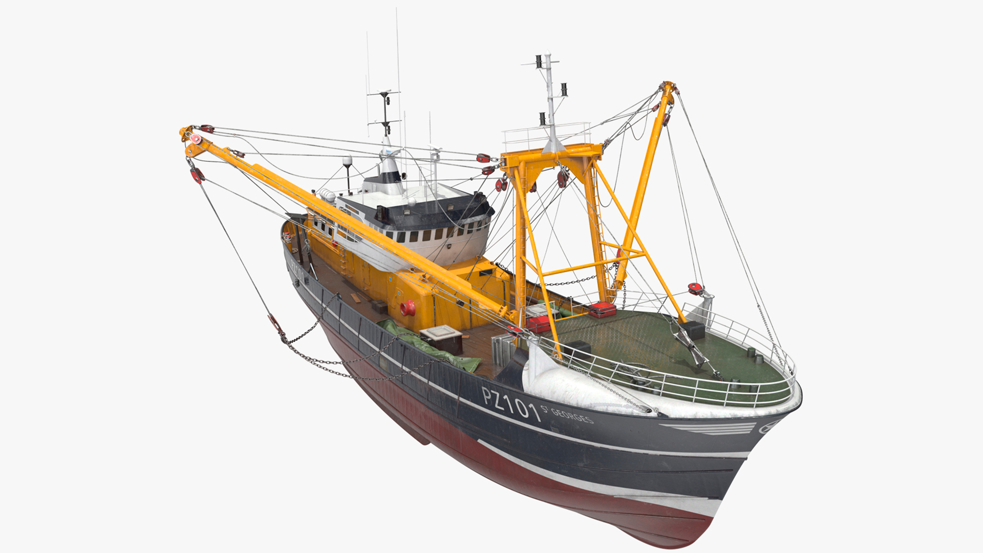 Fishing Vessel 3D model
