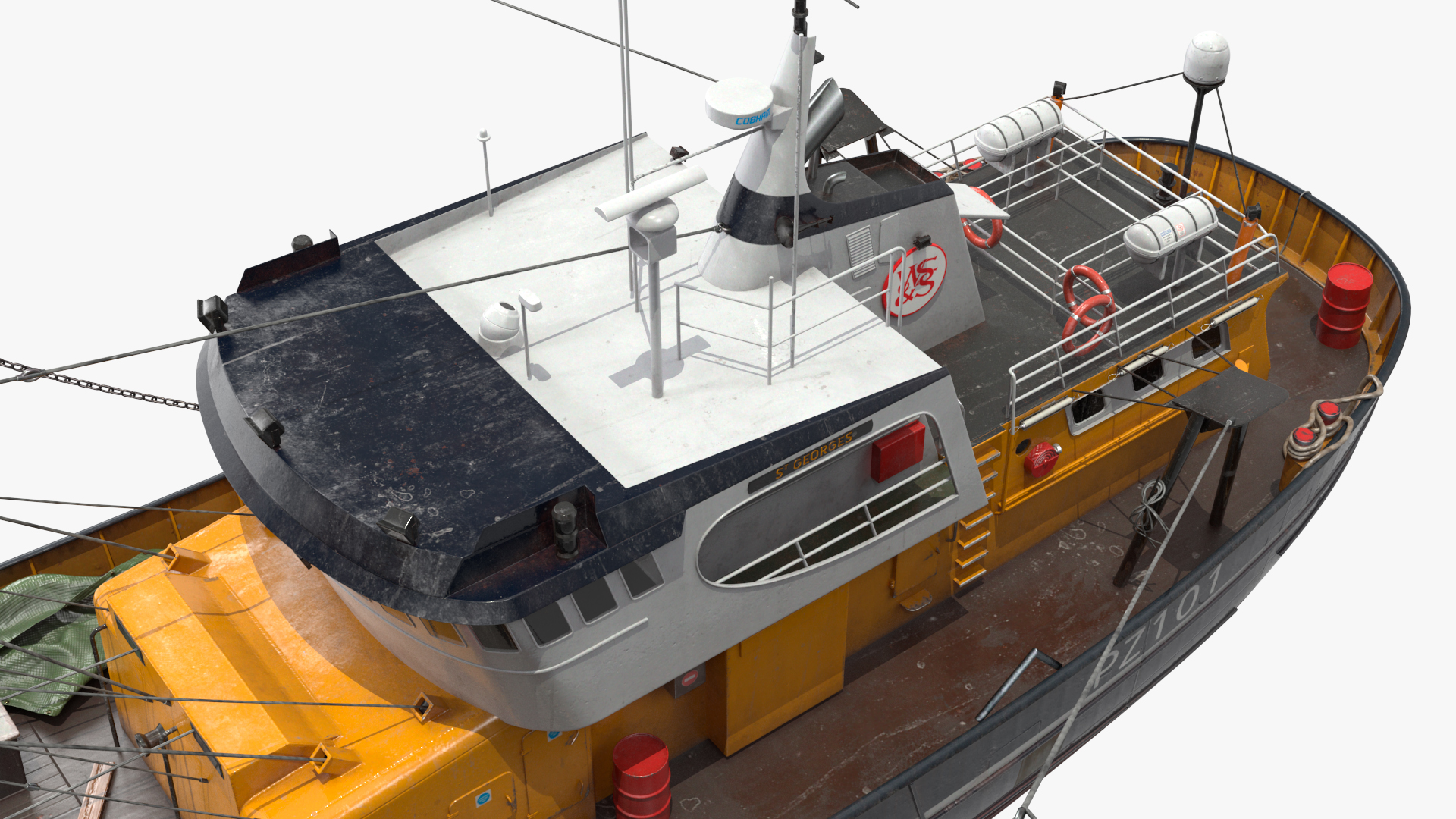 Fishing Vessel 3D model