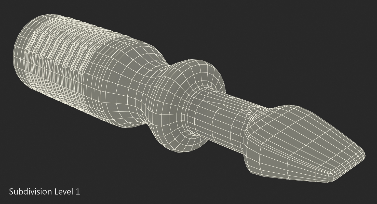 3D model Toy Screwdriver