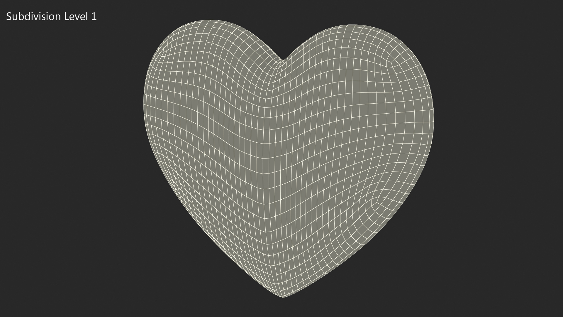 3D model Red Heart Emoji