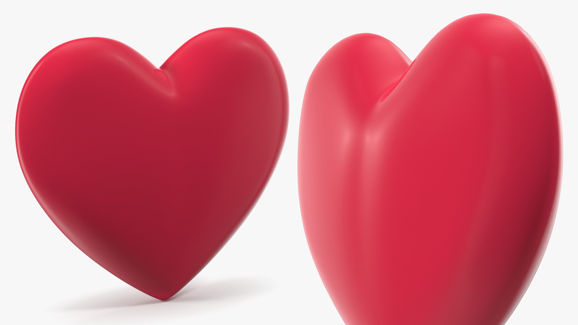 3D model Red Heart Emoji