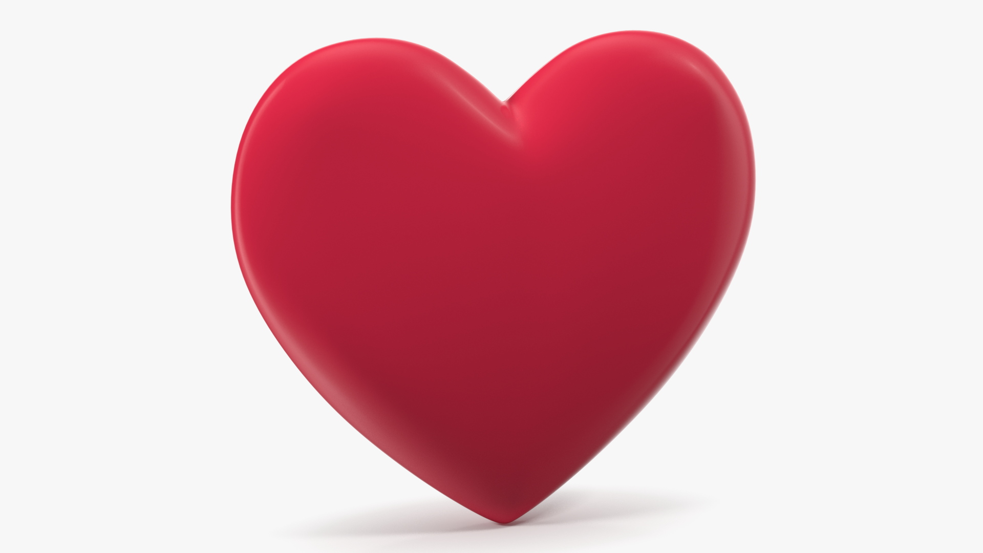 3D model Red Heart Emoji