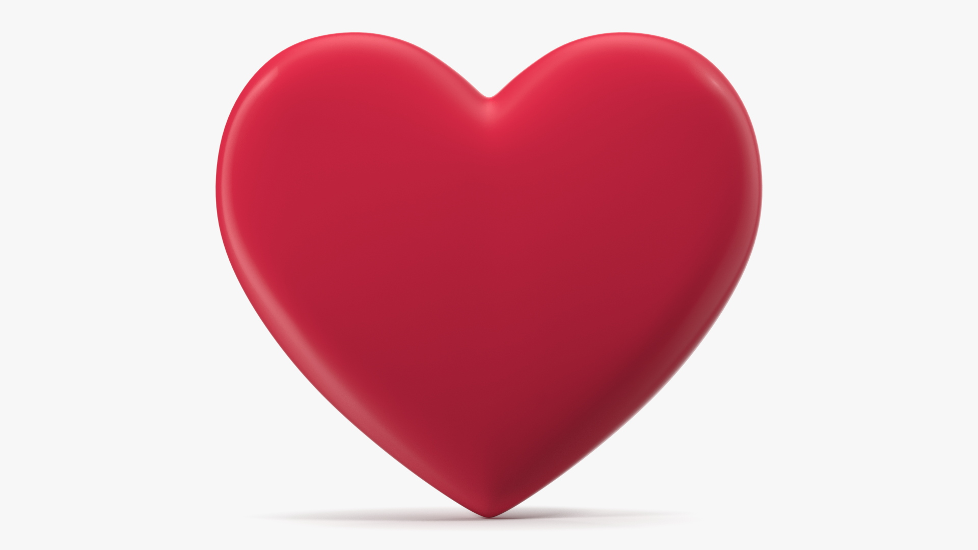 3D model Red Heart Emoji