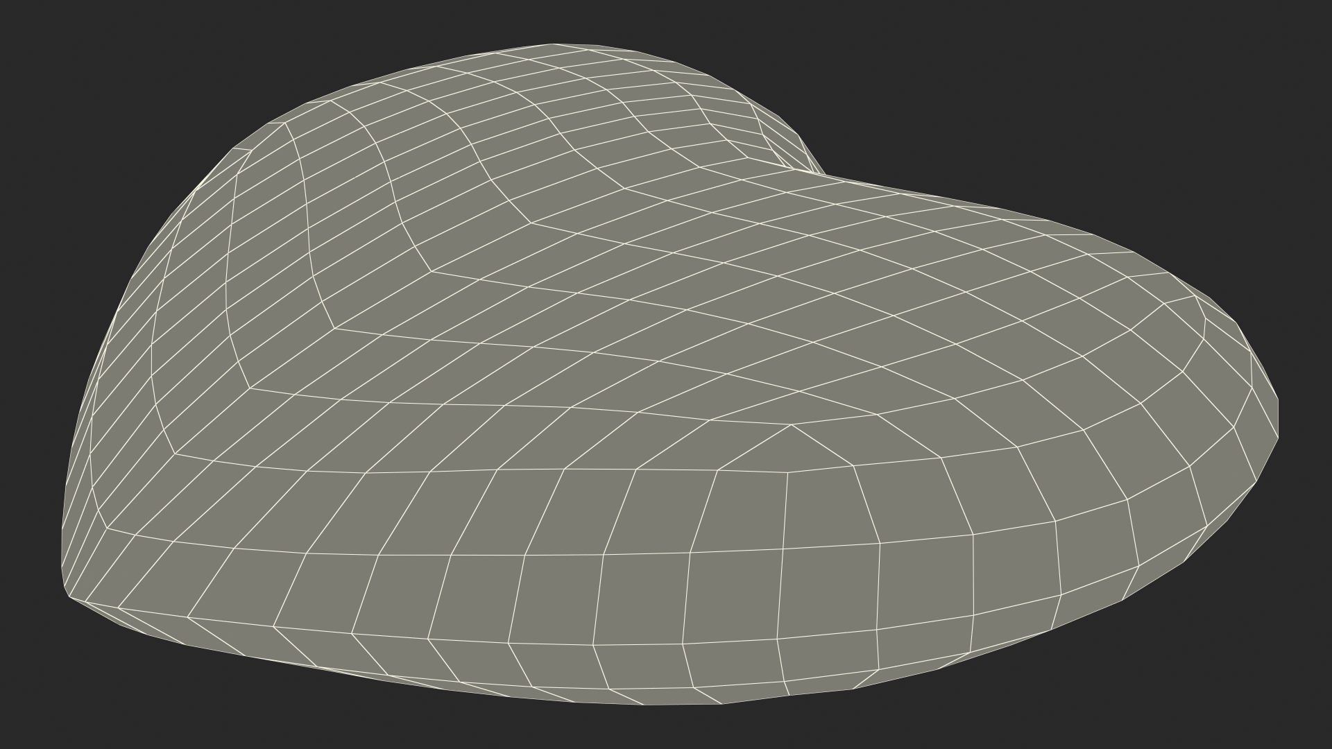 3D model Red Heart Emoji