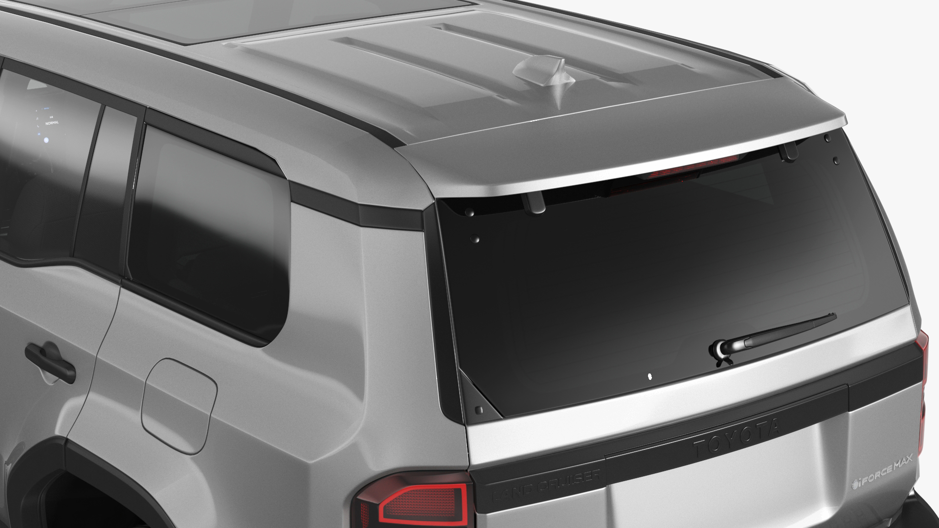 Toyota Land Cruiser 2024 Silver Color 3D