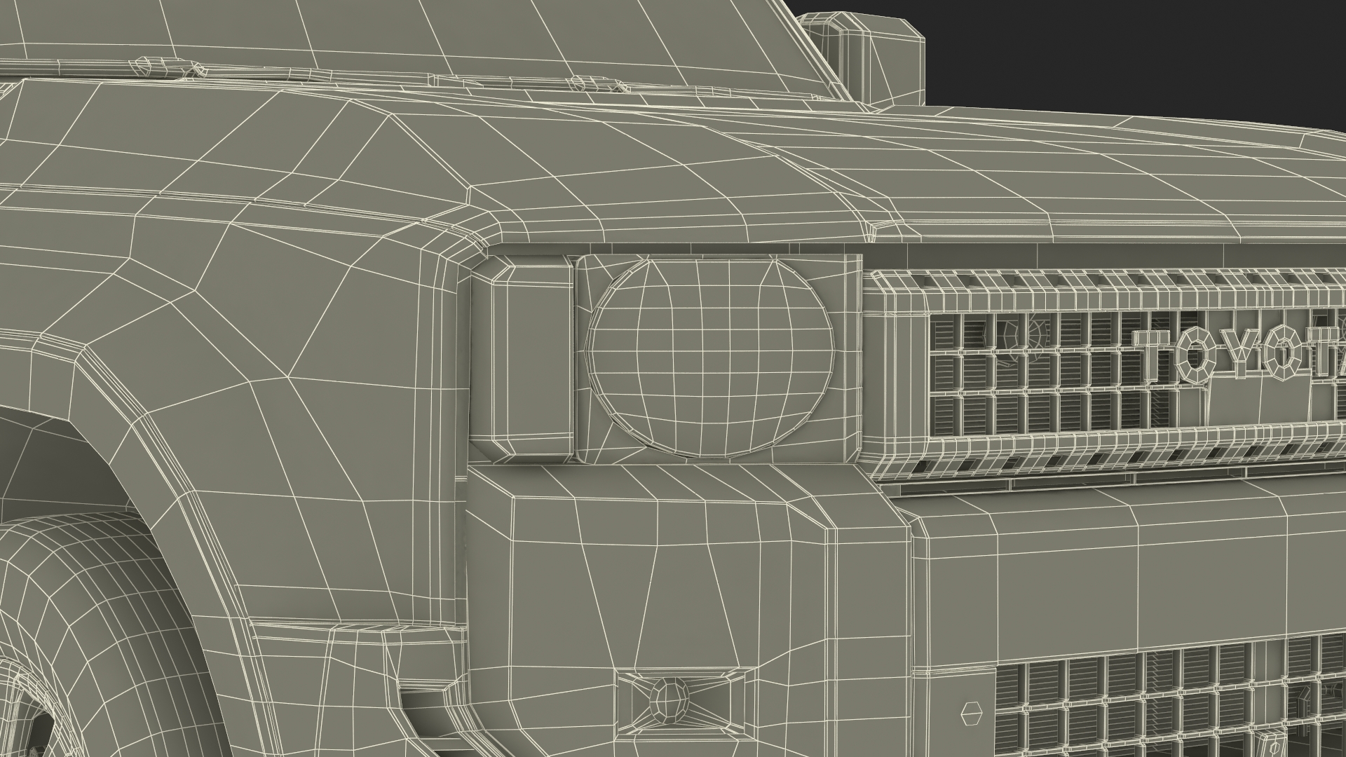 Toyota Land Cruiser 2024 Silver Color 3D