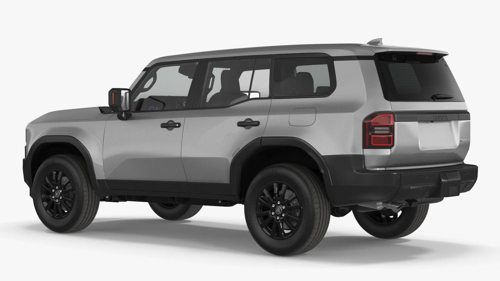 Toyota Land Cruiser 2024 Silver Color 3D
