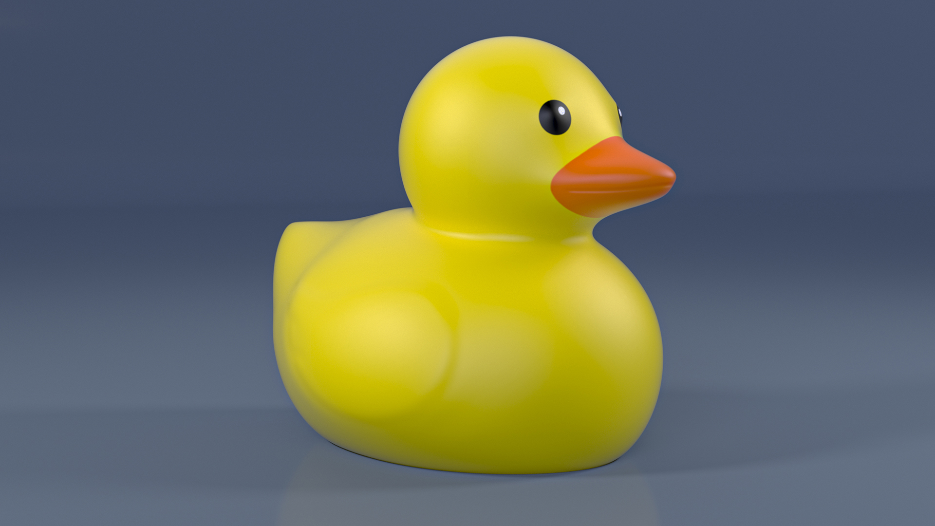 Pink Flower for Rubber Duck 3D