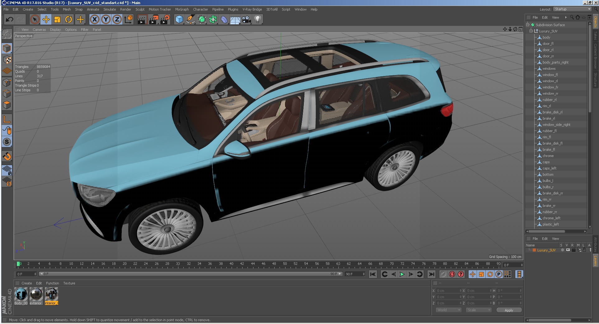3D model Luxury SUV