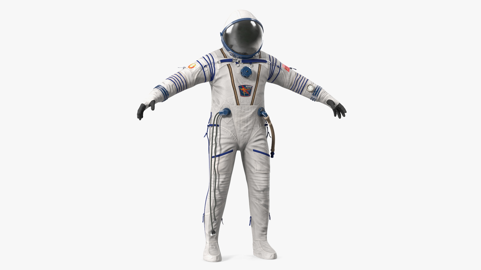 3D model Russian Sokol KV-2 Pressurized Spacesuit