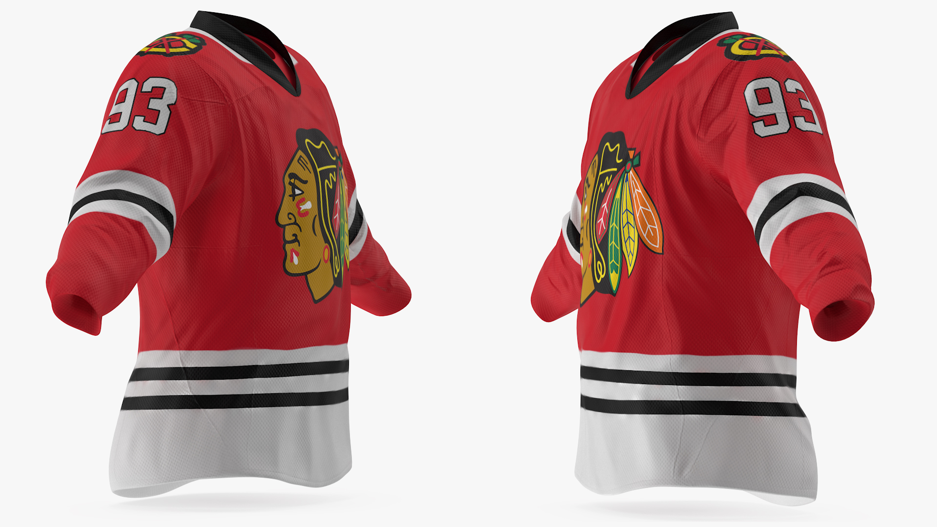 3D model Jersey Chicago Blackhawks