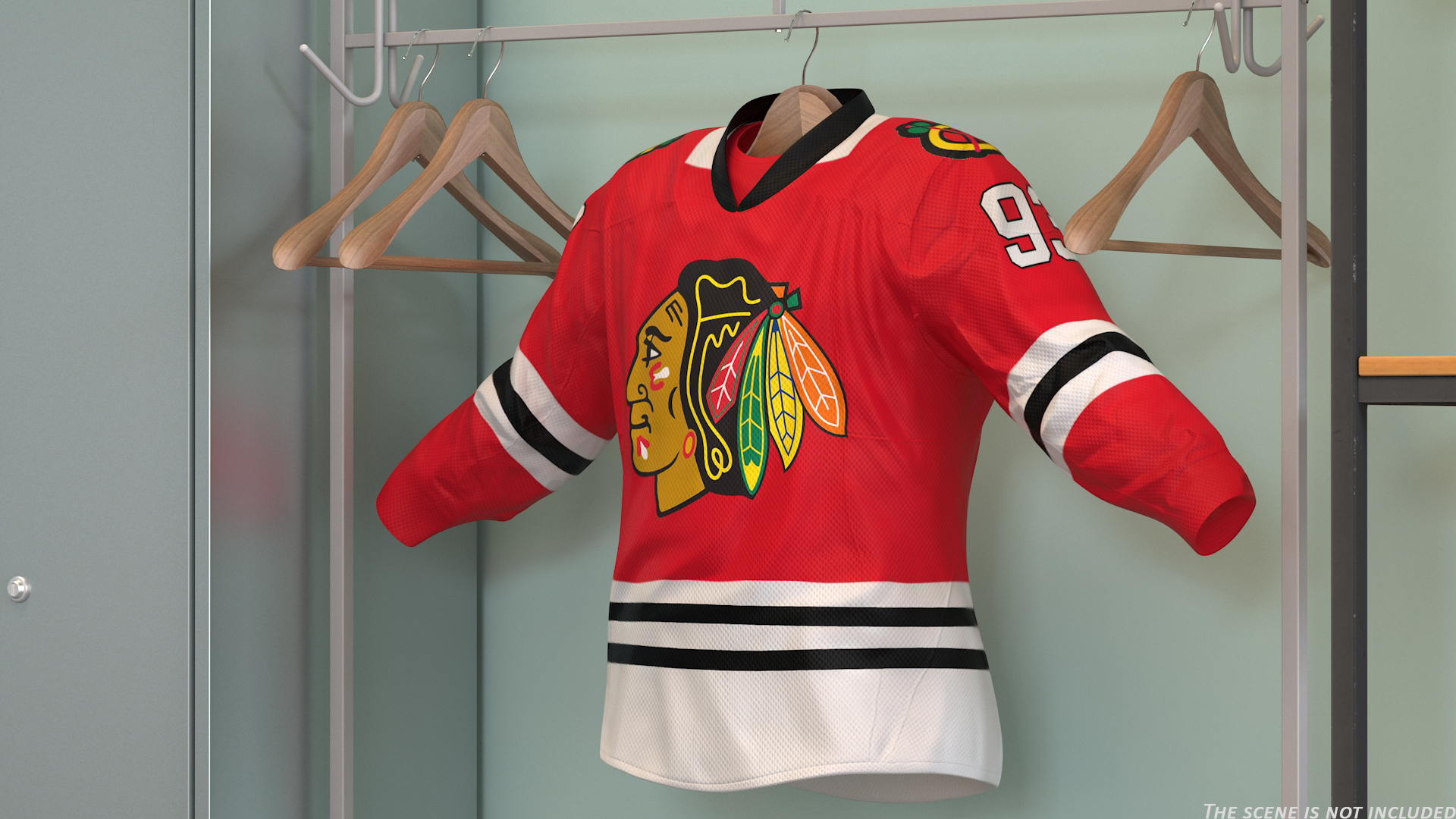 3D model Jersey Chicago Blackhawks