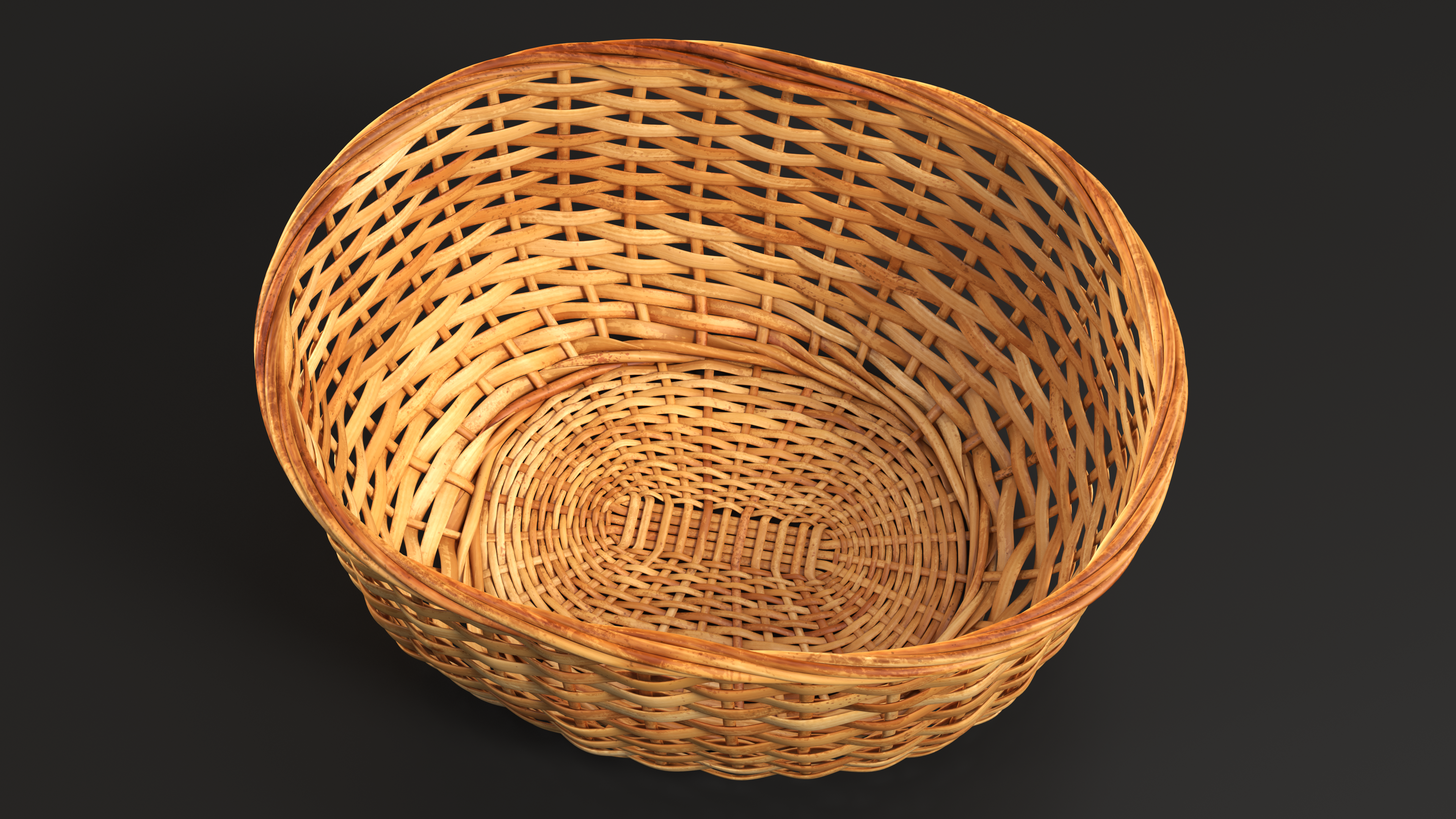 Wicker Basket Made of Straw, view 6