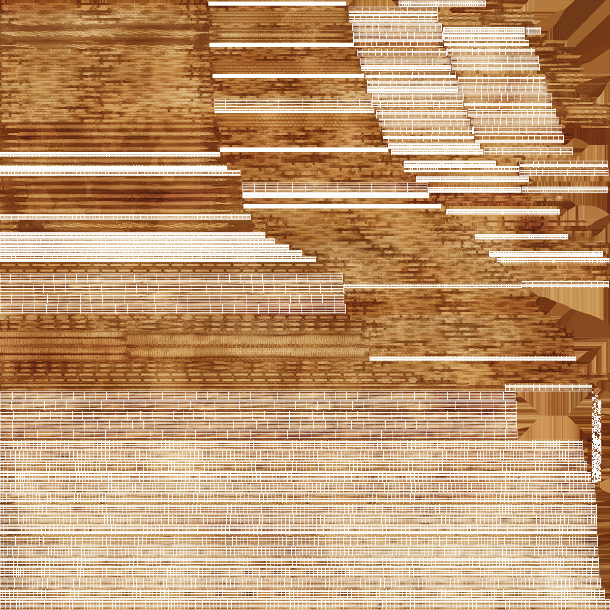 Wicker Basket Made of Straw 3D