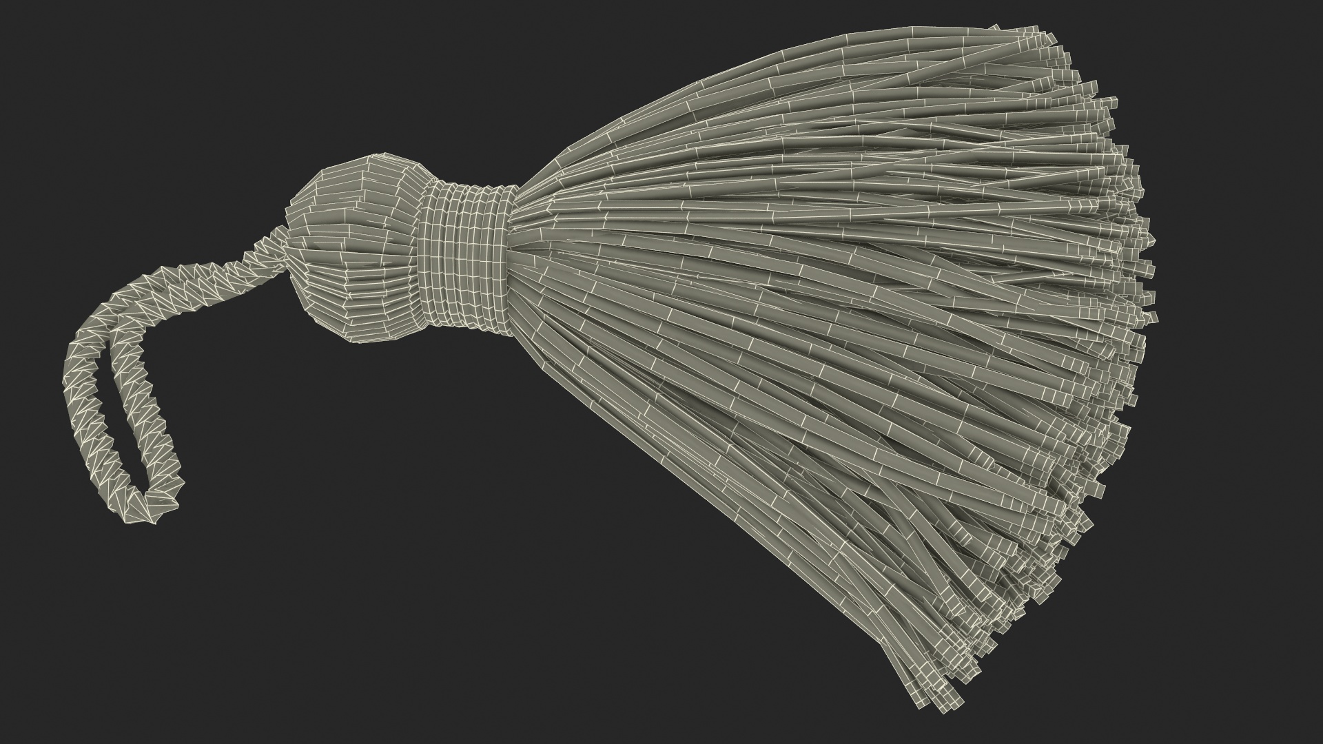 3D model Cotton Tassel Yellow