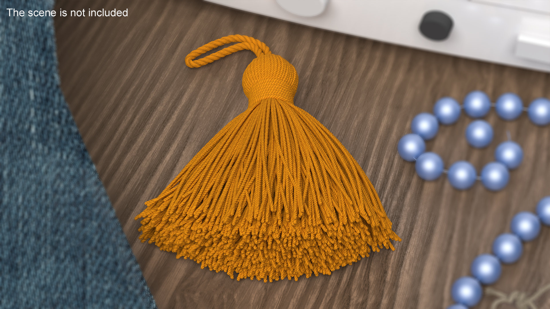 3D model Cotton Tassel Yellow