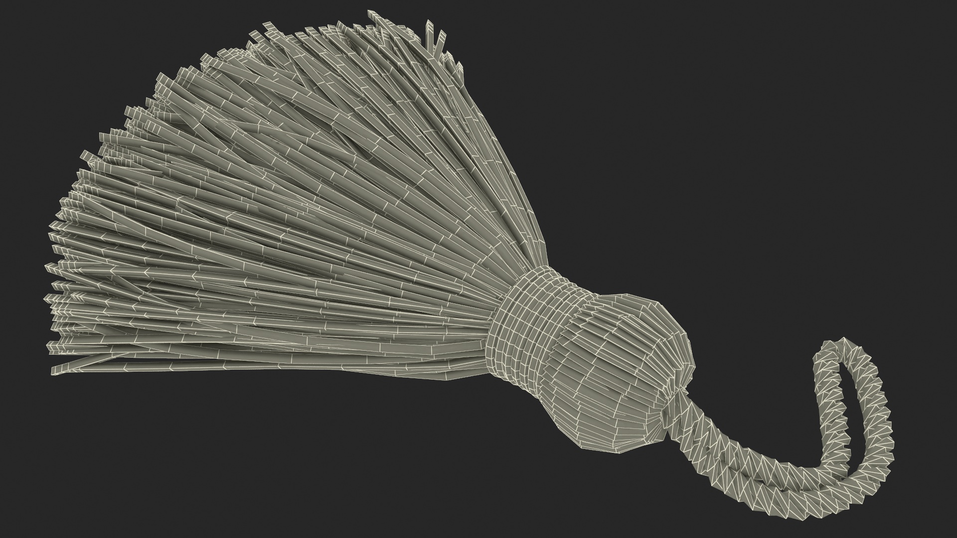 3D model Cotton Tassel Yellow