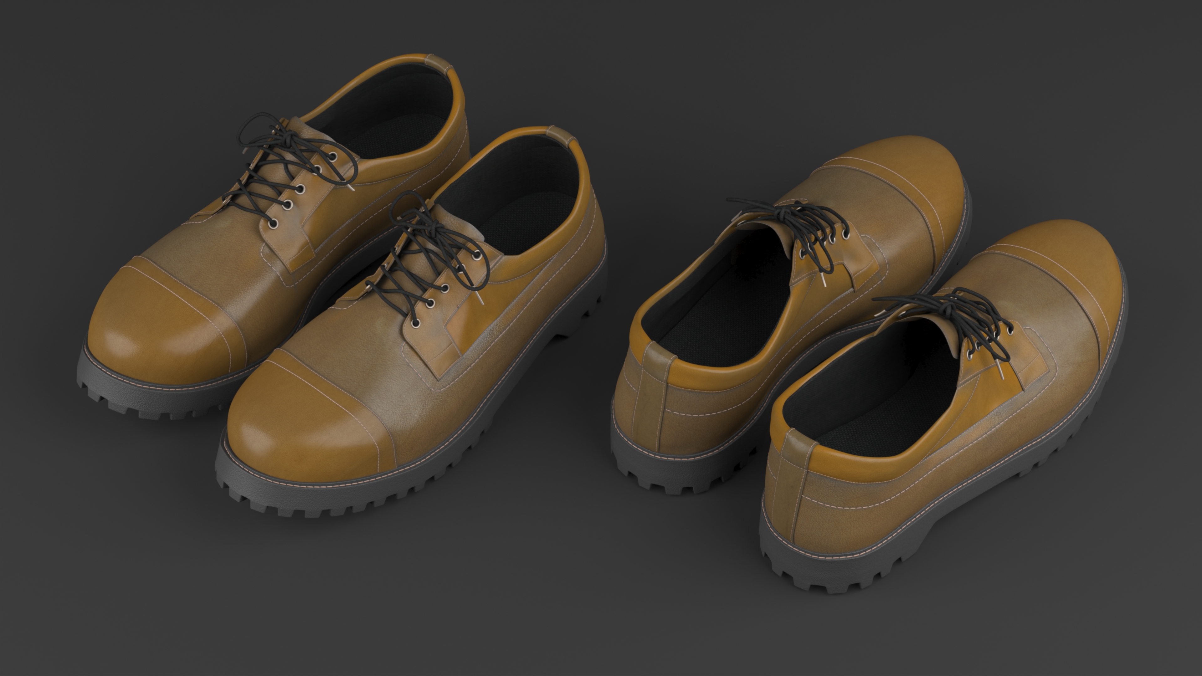 3D Classic Leather Mens Shoes