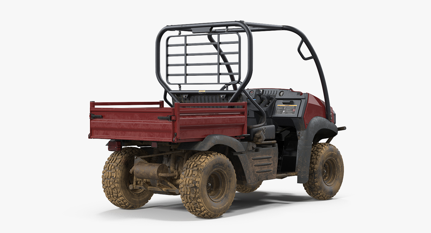 3D ATV 4x4 Dirty model