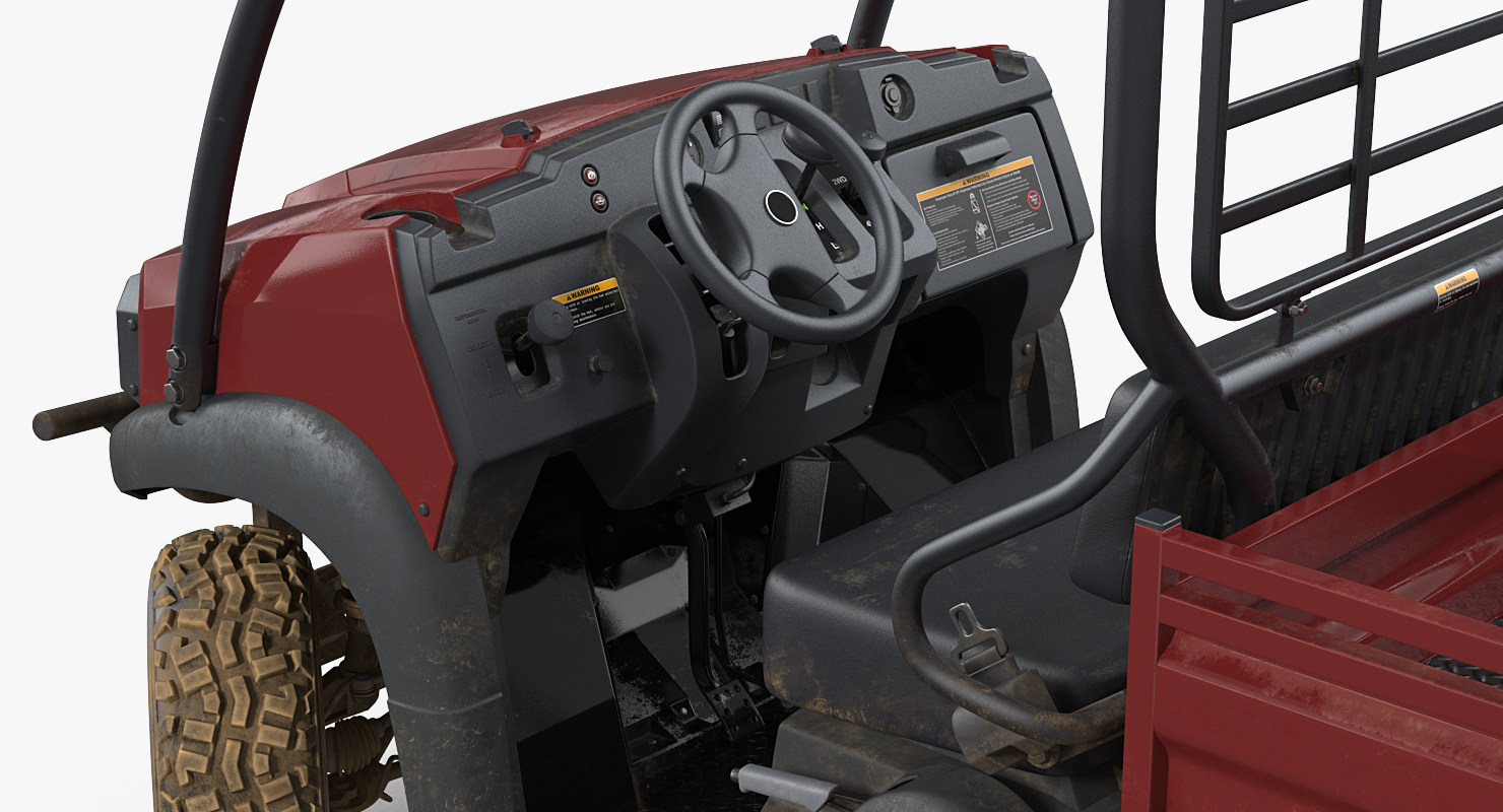 3D ATV 4x4 Dirty model