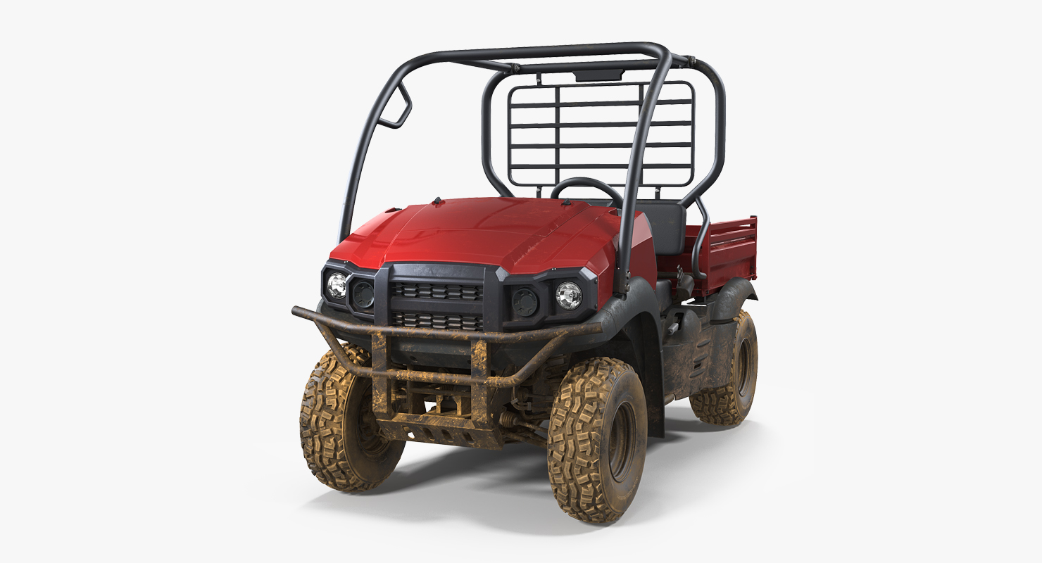 3D ATV 4x4 Dirty model