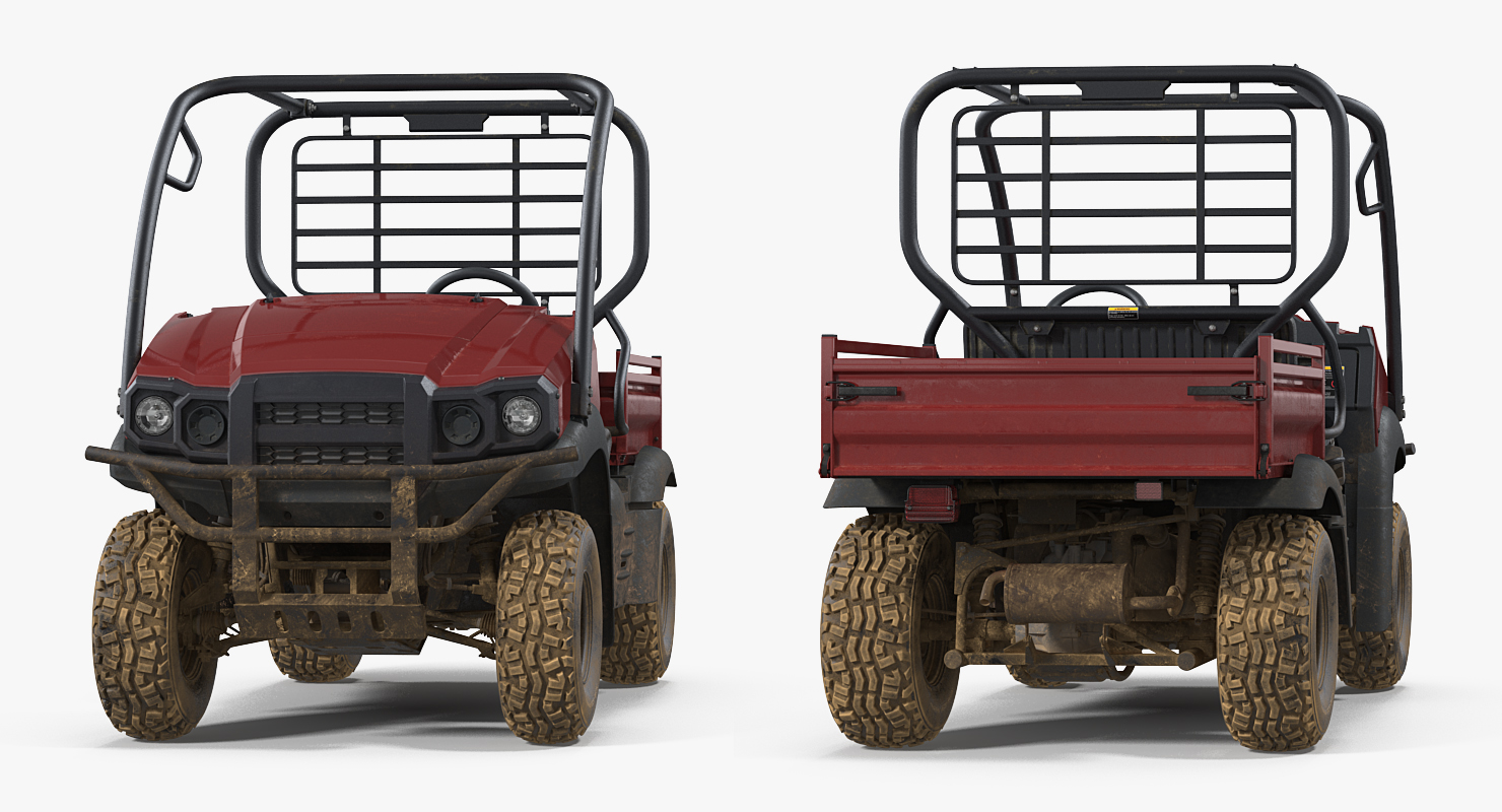 3D ATV 4x4 Dirty model